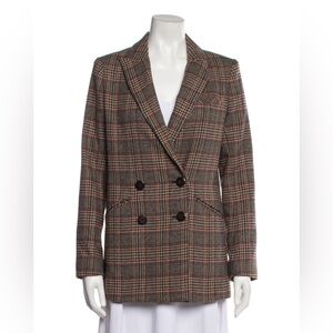 Verónica Beard Plaid Blazer Sz 0